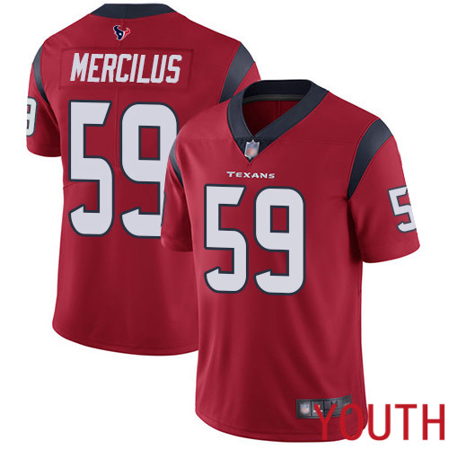 Houston Texans Limited Red Youth Whitney Mercilus Alternate Jersey NFL Football #59 Vapor Untouchable->houston texans->NFL Jersey